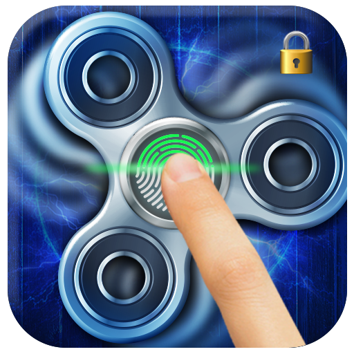 Fidget spinner fingerprint lock screen for prank . apk Free  Download 